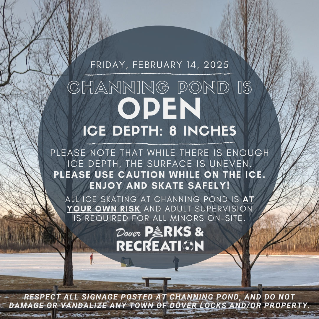 Channing Pond OPEN tues 2.11